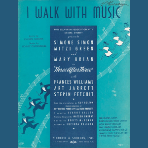 I Walk With Music Volume 1 by Johnny Mercer and Hoagy Carmichael on CDR