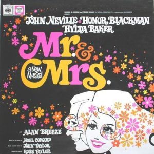 Mr & Mrs (John Taylor) London musical Honor Blackman cdr