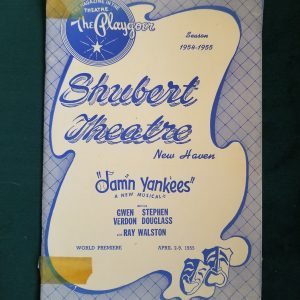 Damn Yankees c. 1955 New Haven world premiere many cut songs