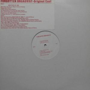 Forgotten Broadway Vol 1 Ben Bagley RARE CDR