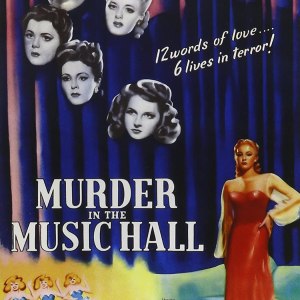 Murder in Music hall 1946 film musical Vera Hrubra Ralston dvd