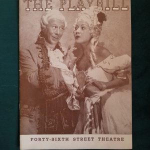 Duberry Was a Lady(Porter 1940 Playbill Merman Lahr  mint